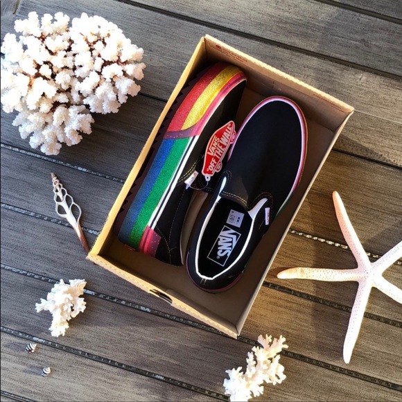 🌴🔆VANS- RAINBOW GITTER PLATFORM SPIL ON’S🔆🌴 - Picture 6 of 14